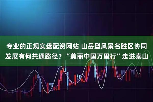 专业的正规实盘配资网站 山岳型风景名胜区协同发展有何共通路径？“美丽中国万里行”走进泰山